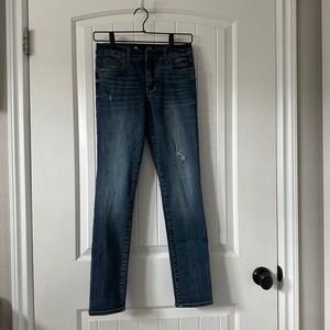 KUT from the Kloth Catherine Boyfriend Jeans‎ Distressed Dark Wash Size 0